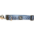 Mog & Bone Cat Collar - Navy Ikat - Kohepets