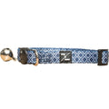 Mog & Bone Cat Collar - Navy Ikat - Kohepets