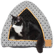 Mog & Bone Cat Igloo - Grey Ikat - Kohepets