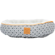 Mog & Bone Four Seasons Reversible Cat Bed - Grey Ikat - Kohepets