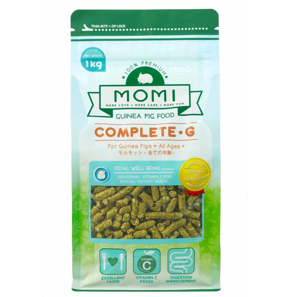 Momi Complete-G Guinea Pig Food 1kg - Kohepets