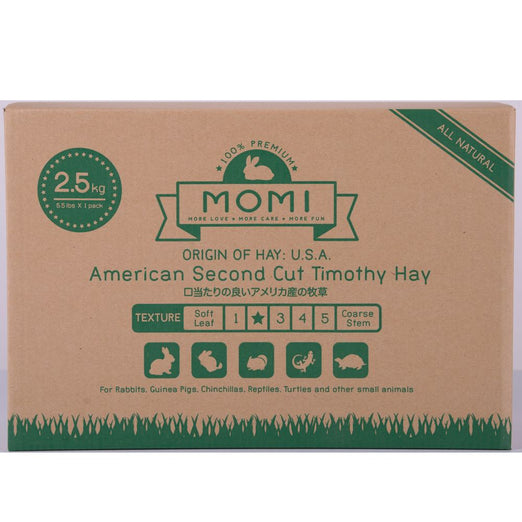 Momi Second Cut Timothy Hay - Kohepets