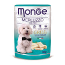 Monge Grill Cod Fish Pouch Dog Food 100g