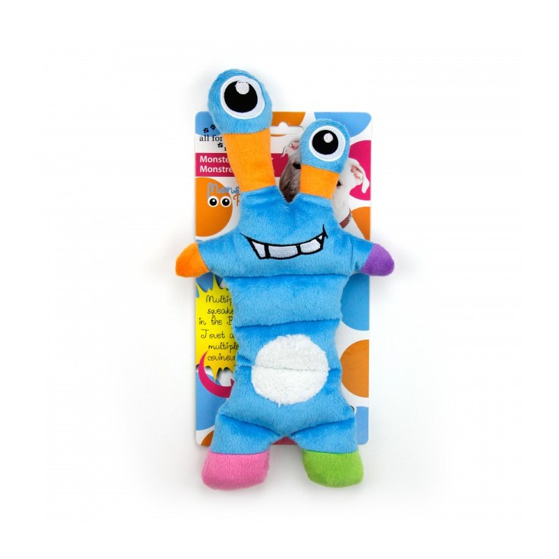 All For Paws Monster Plush Squeaker Assorted Dog Toy - Kohepets