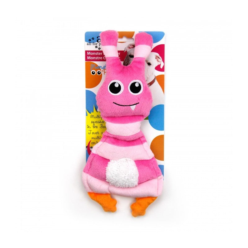 All For Paws Monster Plush Squeaker Assorted Dog Toy - Kohepets