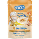 20% OFF: Moochie Creamy Broths With Salmon & Katsuobushi Grain-Free Pouch Cat Food 40g x 16