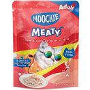 24% OFF: Moochie Meaty Tuna & Kanikama Recipe In Jelly Adult Pouch Cat Food 70g x 12
