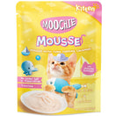 25% OFF: Moochie Mousse With Tuna Topping Calamari Kitten Pouch Cat Food 70g x 12