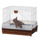 Marukan Rabbit Cage With Pull Out Tray In Brown