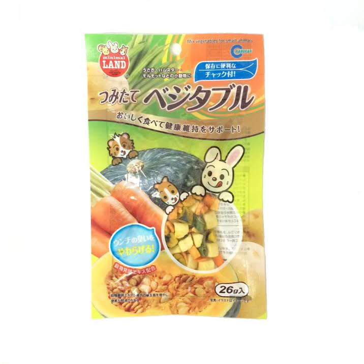 Marukan Mix Vegetables For Small Animals 26g - Kohepets