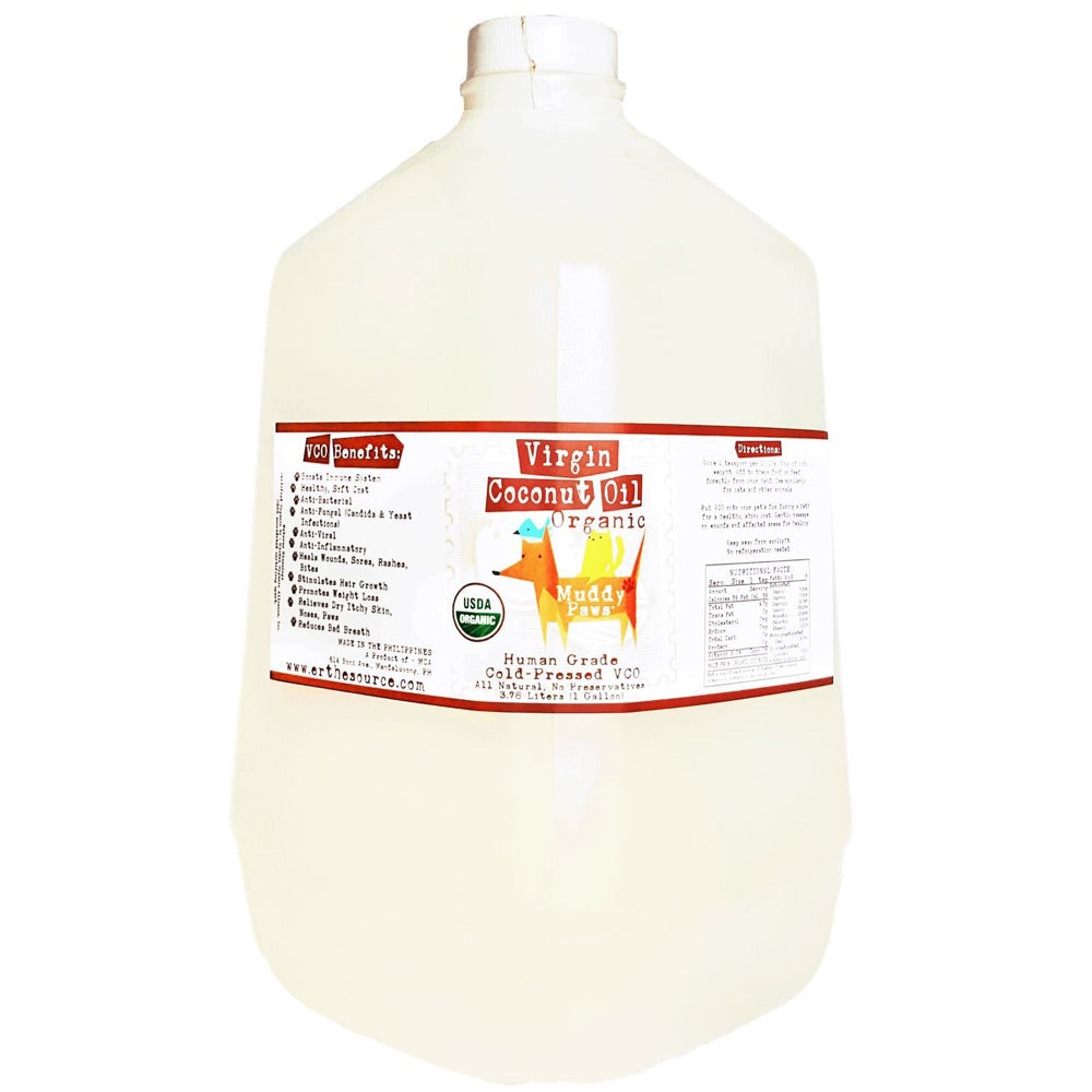 Muddy Paws Organic Virgin Coconut Oil - Kohepets