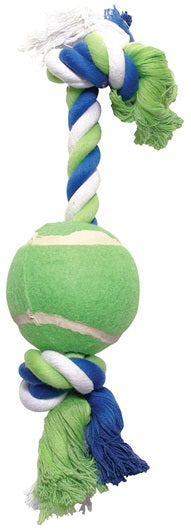 Dogit Knotted Rope Toy with Ball Large Multi Colour Dog Toy - Kohepets