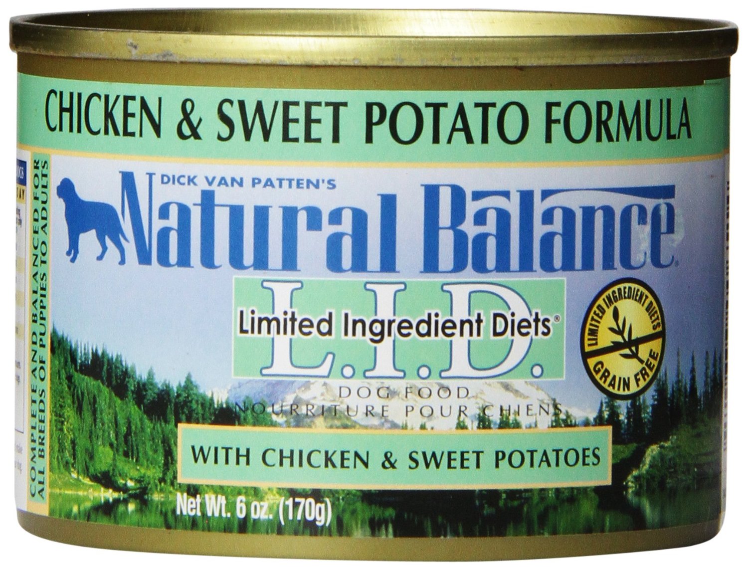 Natural Balance Limited Ingredient Diets Chicken & Sweet Potato Canned Dog Food 170g - Kohepets