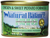 Natural Balance Limited Ingredient Diets Chicken & Sweet Potato Canned Dog Food 170g