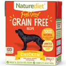 Naturediet Feel Good Grain Free Chicken Wet Dog Food 390g