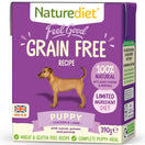 Naturediet Feel Good Grain Free Puppy Chicken & Lamb Wet Dog Food 390g