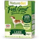 Naturediet Feel Good Lamb Wet Dog Food 200g