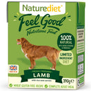 Naturediet Feel Good Lamb Wet Dog Food 390g