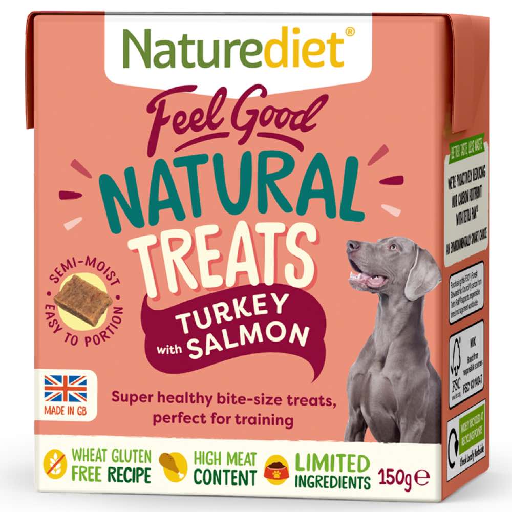 Naturediet Feel Good Natural Turkey with Salmon Dog Treats 150g - Kohepets