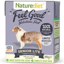 Naturediet Feel Good Senior Lite Turkey & Chicken Wet Dog Food 390g