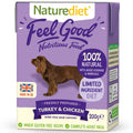 Naturediet Feel Good Turkey & Chicken Wet Dog Food 200g - Kohepets