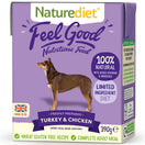 Naturediet Feel Good Turkey & Chicken Wet Dog Food 390g