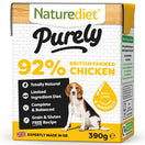 Naturediet Purely Chicken Grain Free Wet Dog Food 390g