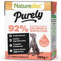 Naturediet Purely Salmon & White Fish Grain Free Wet Dog Food 390g - Kohepets