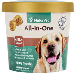 10% OFF: NaturVet All-In-One Soft Chew Cup 60 count - Kohepets