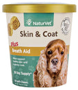 18% OFF: NaturVet Skin & Coat Plus Breath Aid Soft Chew Cup 70 count
