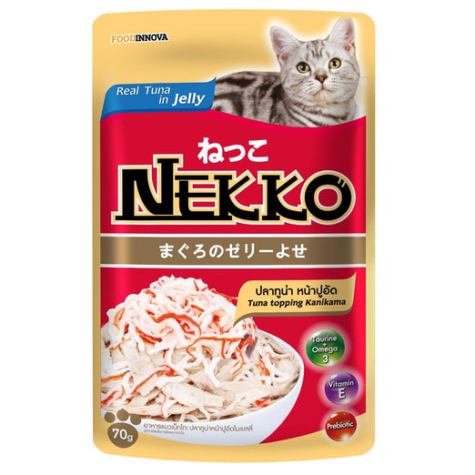 20% OFF: Nekko Tuna With Kanikama Pouch Cat Food 70g - Kohepets
