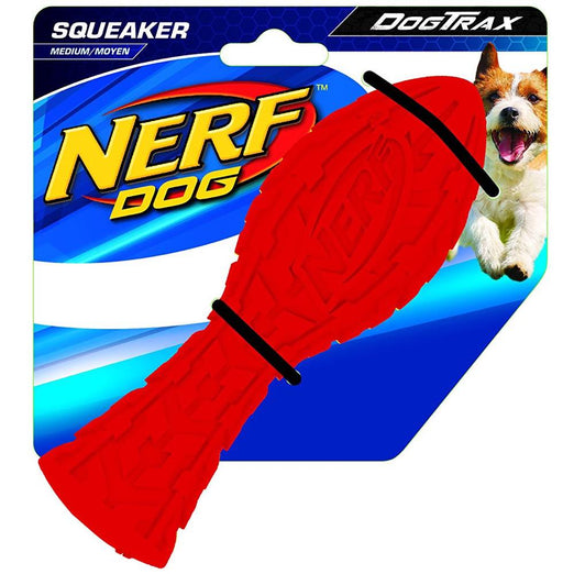 Nerf Dog DogTrax Tire Squeak Aero Dog Toy (Medium) - Kohepets
