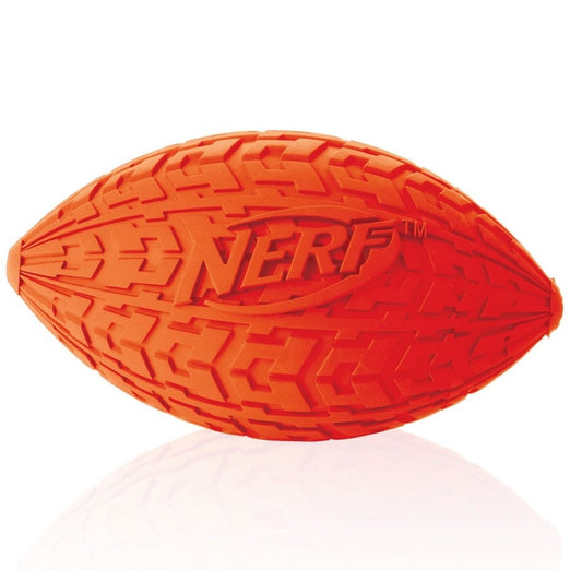 Nerf Dog DogTrax Tire Squeak Football Dog Toy (Small) - Kohepets