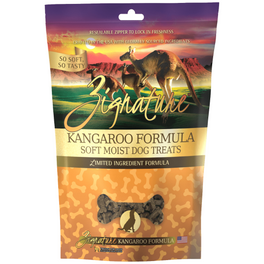 Zignature Kangaroo Formula Soft Moist Dogs Treats 4oz
