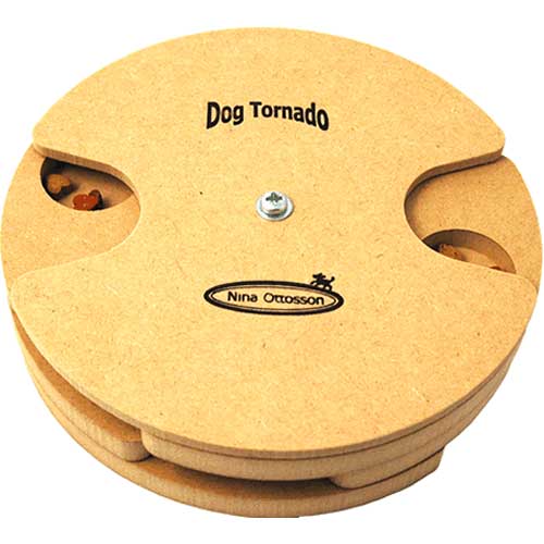 Nina Ottosson Tornado Wood Interactive Dog Toy - Kohepets