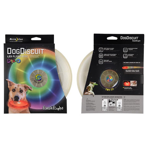 Nite Ize FlashFlight Dog Discuit LED Frisbee Dog Toy - Kohepets