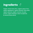 Because Animal Noochies Peanut Butter Organic Dog Cookie Treats 8oz - Kohepets