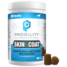 Nootie Progility Skin & Coat With Probiotics Soft Chew Dog Supplements 90ct