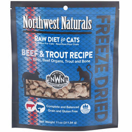 25% OFF: Northwest Naturals Beef & Trout Freeze-Dried Raw Cat Food 11oz