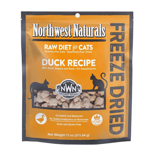 20% OFF: Northwest Naturals Duck Freeze Dried Raw Nibbles For Cats 11oz