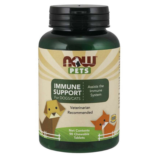 NOW Pets Immune Support Chewable Supplements for Cats & Dogs 90ct - Kohepets