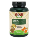 NOW Pets Omega-3 Support Softgel Supplements for Cats & Dogs 180ct