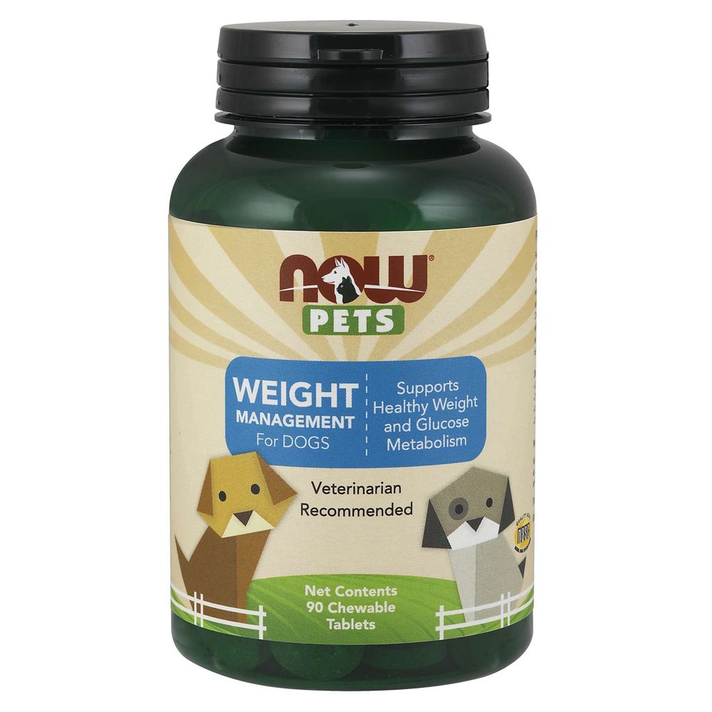 NOW Pets Weight Management Chewable Dog Supplements 90ct - Kohepets