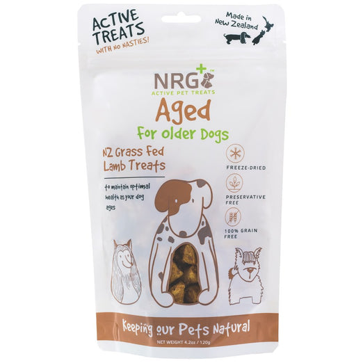 NRG+ Aged NZ Grass-Fed Lamb Freeze-Dried Dog Treats 120g - Kohepets