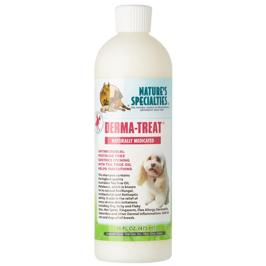 Nature's Specialties Derma-Treat Naturally Medicated Shampoo For Pets 16oz - Kohepets