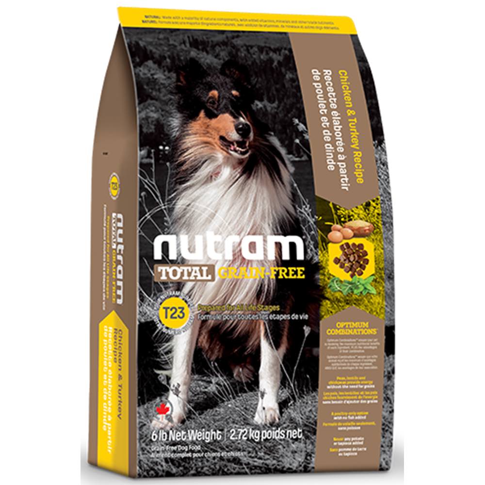 Nutram T23 Total Grain-Free Chicken & Turkey Recipe Dry Dog Food 6lb - Kohepets