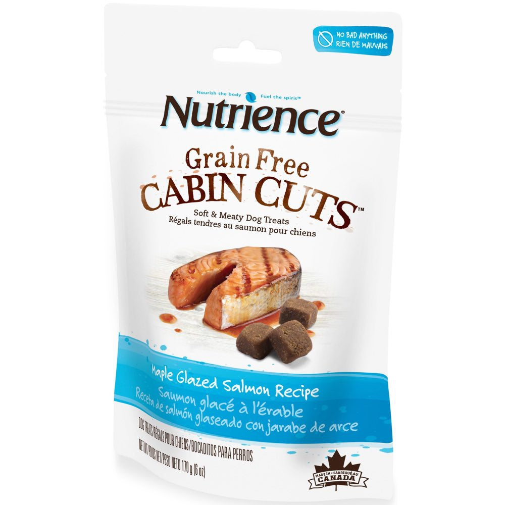 Nutrience Grain Free Cabin Cuts Maple Glazed Salmon Dog Treats 170g - Kohepets