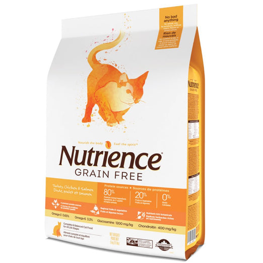 SAVE $8.10: Nutrience Grain Free Turkey, Chicken & Herring Formula Dry Cat Food - Kohepets