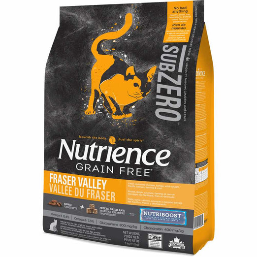 SAVE $8.10: Nutrience Subzero Fraser Valley Formula Grain Free Dry Cat Food - Kohepets