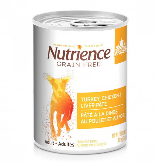 Nutrience Grain Free Turkey, Chicken & Liver Pate Canned Dog Food 369g - Kohepets